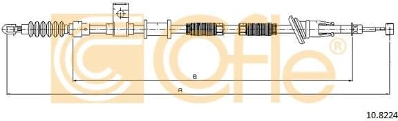 Cable Pull, parking brake 10.8224 - image 2