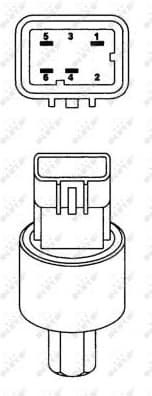 Pressure Switch, air conditioning EASY FIT 38929
