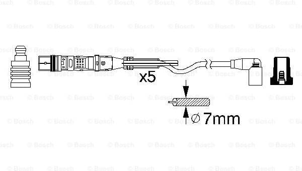 Ignition Cable Kit 0986356349 - image 5