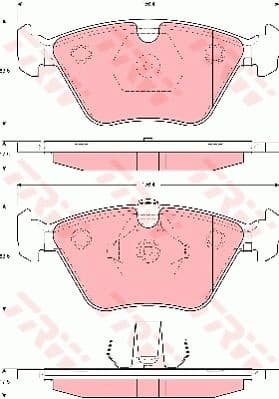 Brake Pad Set, disc brake GDB1619