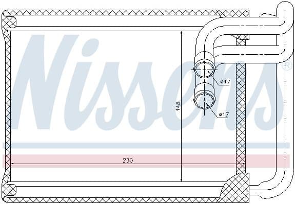 Heat Exchanger, interior heating 77622