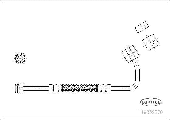 Brake Hose 19032370 - image 2