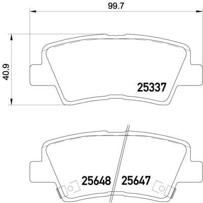 Brake Pad Set, disc brake PRIME LINE P30054