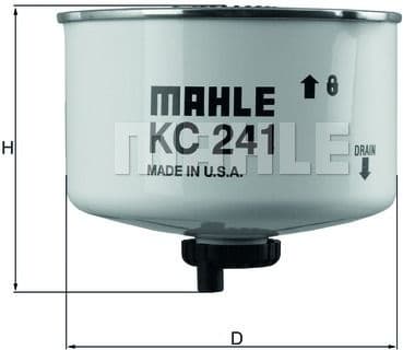 Filter diesel fuel KC241D - image 2