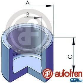 Piston, brake caliper D02528 - image 2
