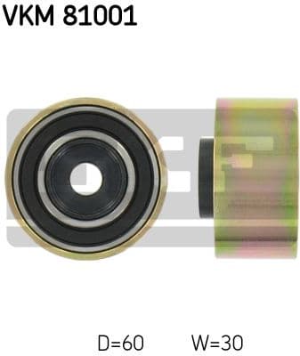 Deflection Pulley/Guide Pulley, timing belt VKM 81001