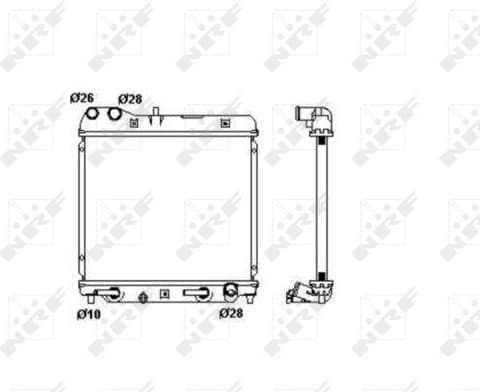 Radiator, engine cooling 53408 - image 2