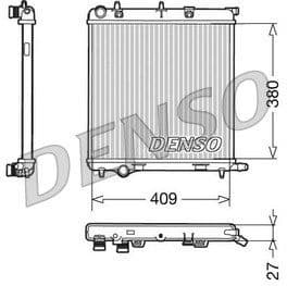 Radiator, engine cooling DRM21026