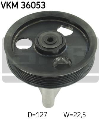 Deflection/Guide Pulley, V-ribbed belt VKM 36053