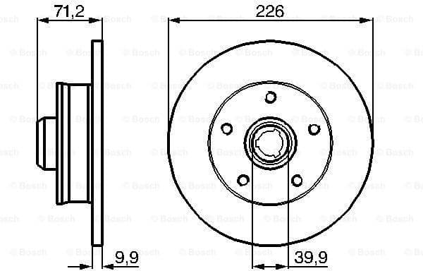 Brake Disc 0986478332