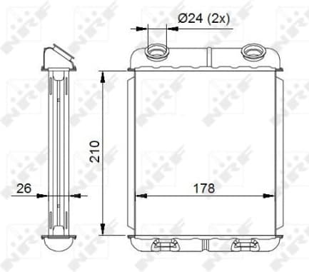 Heat Exchanger, interior heating 53669