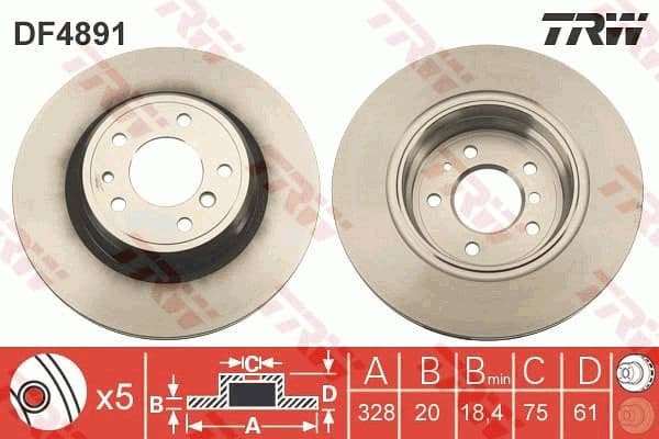 Brake Disc DF4891
