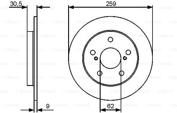 Brake Disc 0986479418
