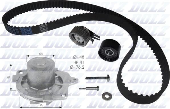 Water Pump & Timing Belt Kit KD032