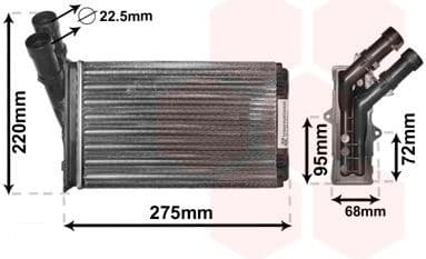 Heat Exchanger, interior heating 09006055