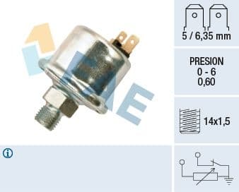Sensor, oil pressure 14580