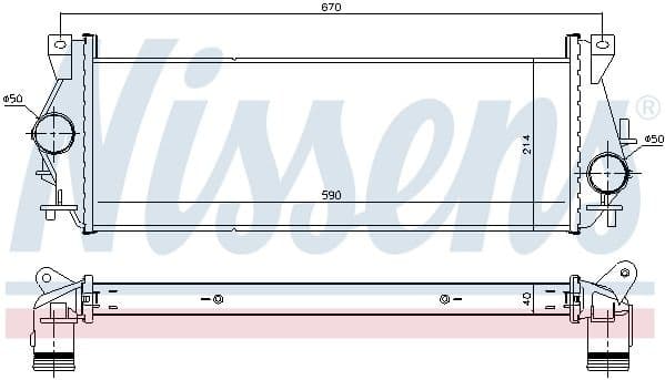 Charge Air Cooler ** FIRST FIT ** 96199