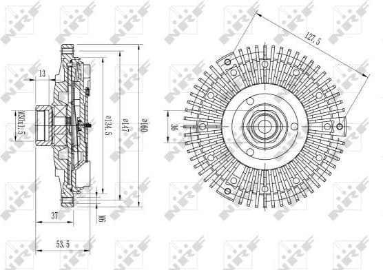 Clutch, radiator fan 49647 - image 2