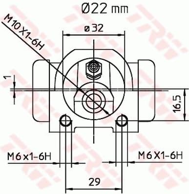 Wheel Brake Cylinder BWH391 - image 2