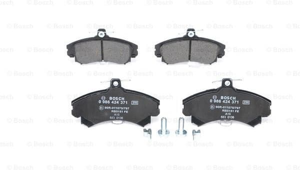 Brake Pad Set, disc brake 0986424371