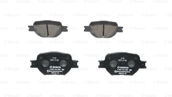 Brake Pad Set, disc brake 0986424808