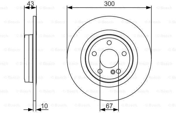 Brake Disc 0986479A38