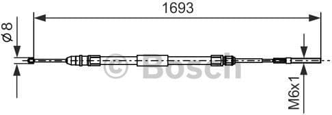 Cable Pull, parking brake 1987477532 - image 2