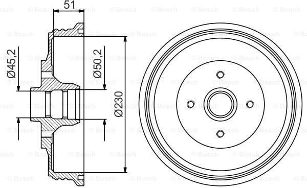 Brake Drum 0986477178