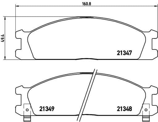 Brake Pad Set, disc brake PRIME LINE P24026