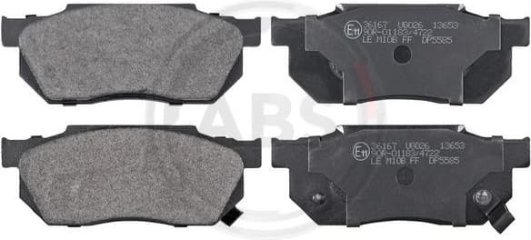 Brake Pad Set, disc brake 36167