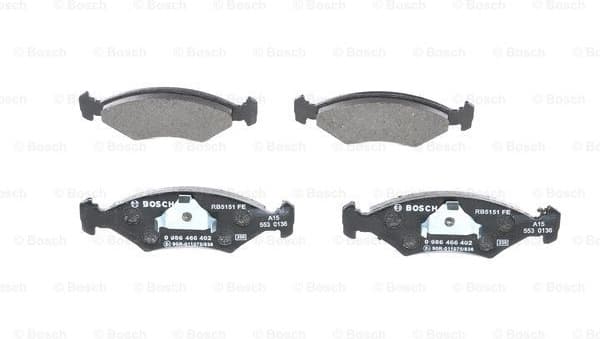 Brake Pad Set, disc brake 0986466402
