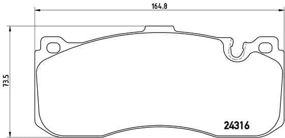 Brake Pad Set, disc brake PRIME LINE P06041