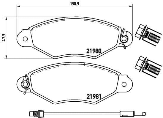 Brake Pad Set, disc brake PRIME LINE P56038