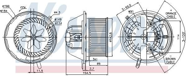 Interior Blower 87112