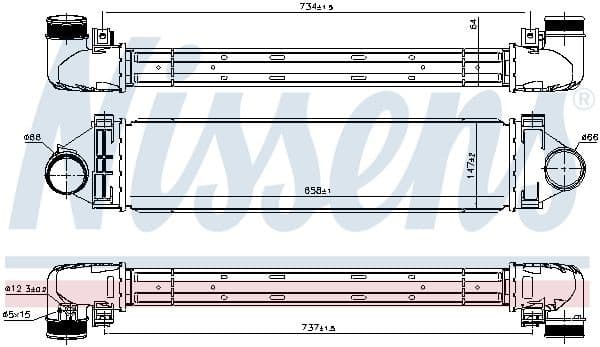Charge Air Cooler ** FIRST FIT ** 96349