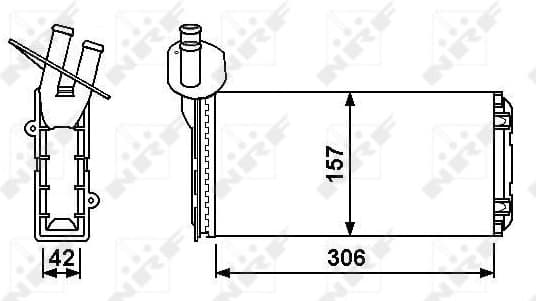 Heat Exchanger, interior heating 53889