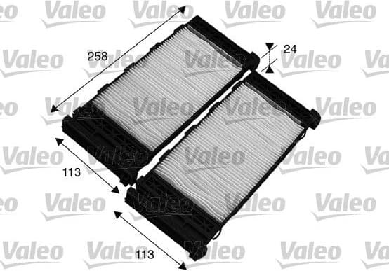 Filter, cabin air VALEO ESSENTIAL 715575