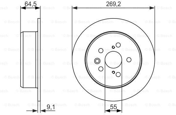 Brake Disc 0986479336