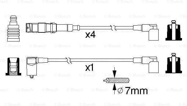 Ignition Cable Kit 0986356333 - image 5