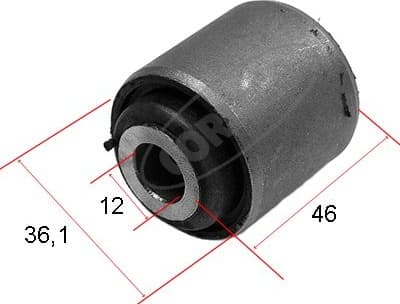 Mounting, control/trailing arm 80000517