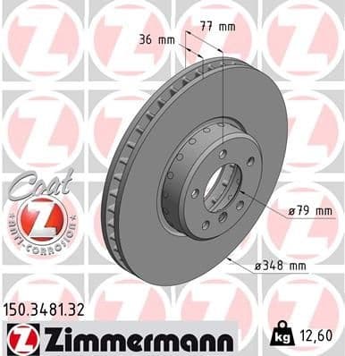 Brake Disc FORMULA F 150.3481.32