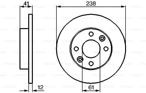 Brake Disc 0986479165 - image 2