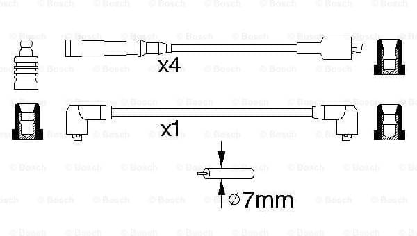 Ignition Cable Kit 0986356773 - image 6