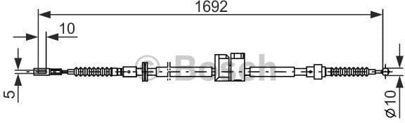 Cable Pull, parking brake 1987477813 - image 2