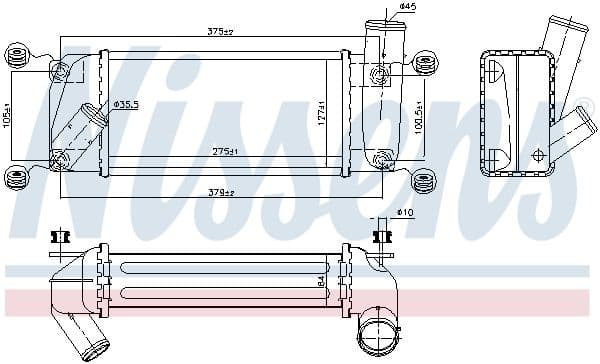 Charge Air Cooler ** FIRST FIT ** 96263
