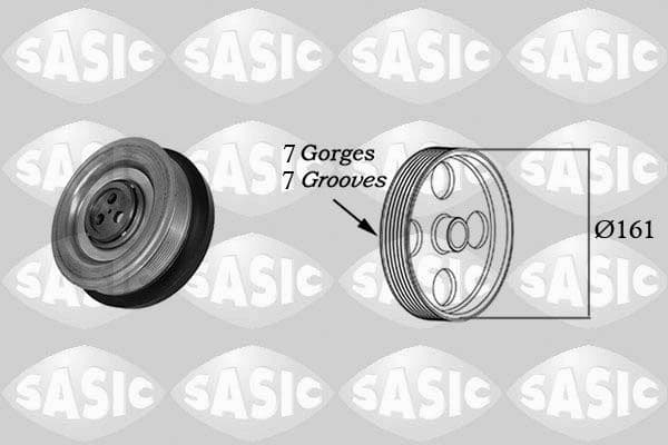 Belt Pulley, crankshaft 2156057