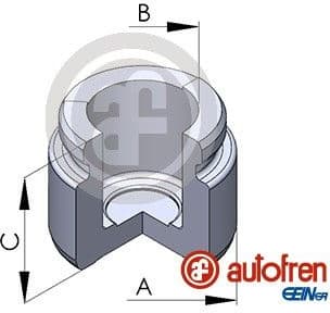 Piston, brake caliper D02549 - image 2