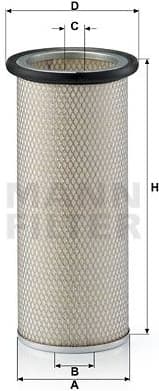 Secondary Air Filter CF2000/1