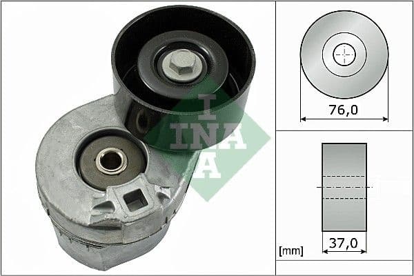 Belt Tensioner, V-ribbed belt 534003110
