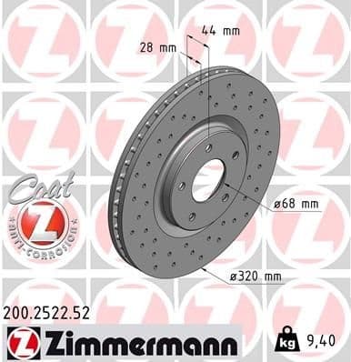 Brake Disc SPORT BRAKE DISC Z 200.2522.52